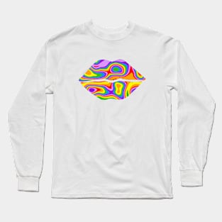 Rainbow Lips Long Sleeve T-Shirt